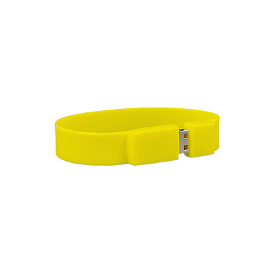 Браслет 01 Браслет промо, голубой, 4Гб, переходник мини-пвх