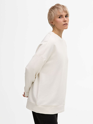 Свитшот унисекс S2, молочно-белый