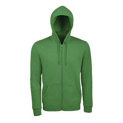 Толстовка худи унисекс на молнии STONE 260 (Зеленый)