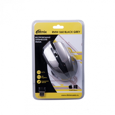 Мышь беспроводная RITMIX RMW-560, черный