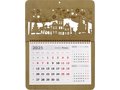 Новогодний календарь на 2025 год (Натуральный)