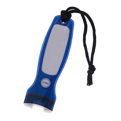 THELIX Фонарик LED карманный, ультратонкий, пластик  (Синий)
