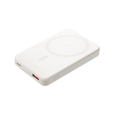Внешний аккумулятор Largo PD 5000mAh с функцией беспроводной зарядки 15W  (Белый)