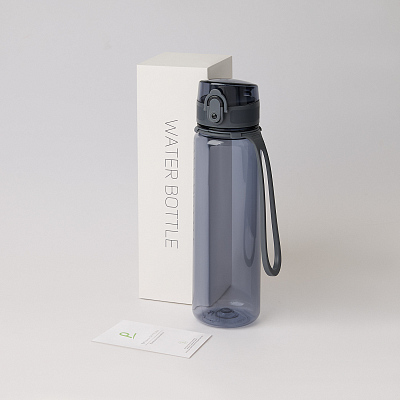 Бутылка для воды Комо (Como), черная