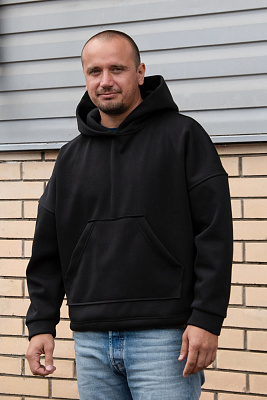 Худи унисекс оверсайз B&deg;CODE Greenland 2XL/3XL (Чёрный)