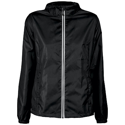 Ветровка женская Fastplant черная (Чёрный)