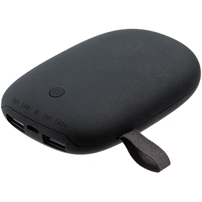 Внешний аккумулятор Pebble 7800 мАч, серый (Чёрный)