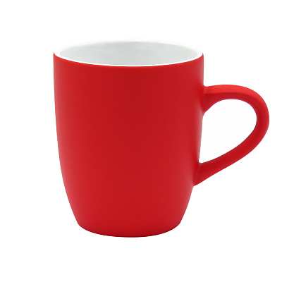 Кружка New Aurora Soft, софт тач, красная (Красный)