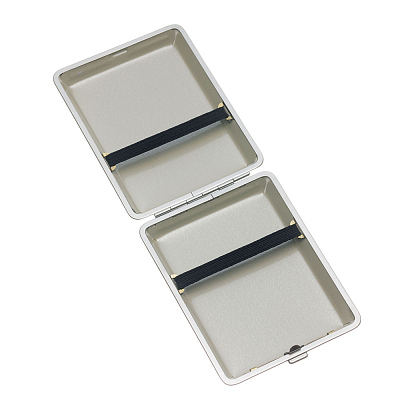 Портсигар S.Quire, сталь+искусственная кожа, бронзово-серый цвет с рисунком, 74*95*18 мм