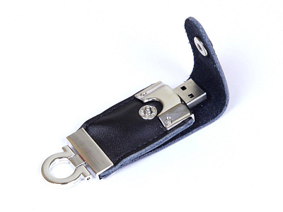 USB 2.0- флешка на 32 Гб в виде брелока (Чёрный)