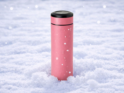 Термос Confident с покрытием soft-touch