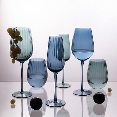 Бокал для вина Тоскана (Toscana), синий