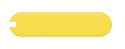 Задняя накладка для ножей VICTORINOX 58 мм пластиковая жёлтая