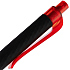 Ручка шариковая Prodir QS01 PRT-T Soft Touch, черная с красным - Фото 6