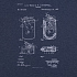 Футболка приталенная Old Patents. Lighter, синий меланж - Фото 3