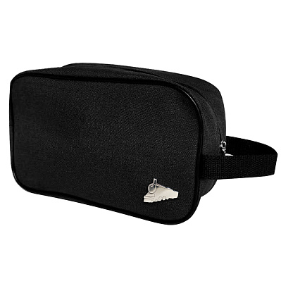 Несессер Колумб с шильдом - поезд, чёрный (Чёрный/шильд поезд (серебро)) Несессер Колумб с шильдом - поезд, чёрный (Чёрный/шильд поезд (серебро))