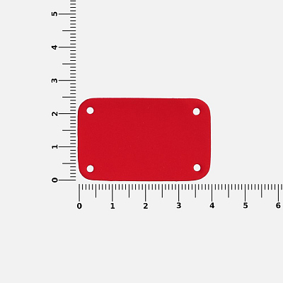 Лейбл Eta Soft Touch, S, красный