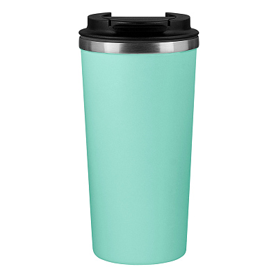 Подарочный набор Форгес (Forges), бежевый/аква (шарф, термокружка)