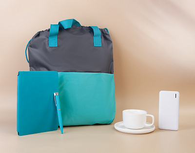 Набор "Welcome"  (Белый с бирюзовым)