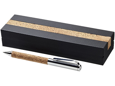 Ручка шариковая Cortegana (Коричневый/серебристый)