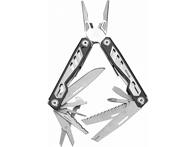 Мультитул Rocktol 16 в 1 с пружинными плоскогубцами (Чёрный) Мультитул Rocktol 16 в 1 с пружинными плоскогубцами (Чёрный)