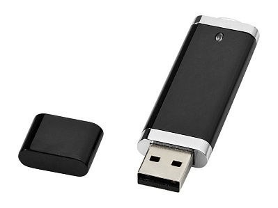 USB-флешка на 4 Гб Flat (Черный)