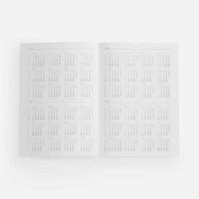 Ежедневник Vivian Metal, недатированный, черный