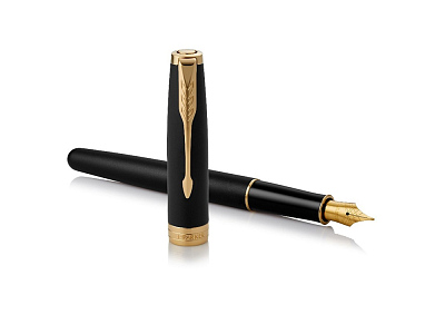 Ручка перьевая Parker Sonnet Matt Black GT