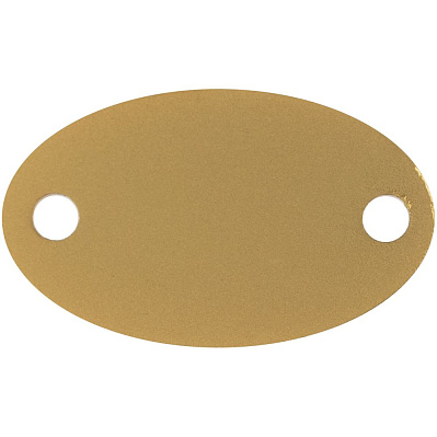 Шильдик металлический Alfa Oval  (Золотистый)
