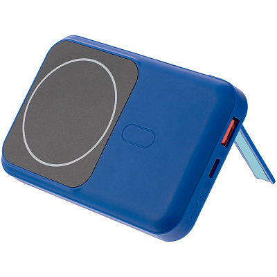 Магнитный беспроводной аккумулятор Top Force, 10000 мАч  (Синий)
