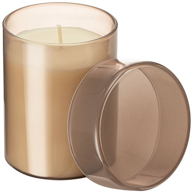 Ароматическая свеча Flikka, сосна и кипарис, бежевая (Бежевый)