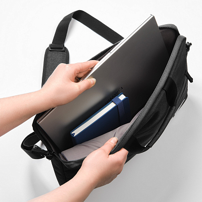 Сумка для ноутбука Фабио (Fabio), темно-серый