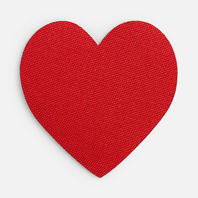 Наклейка тканевая Lunga Cor, M, красная (Красный)