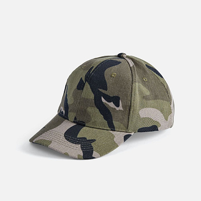 Бейсболка Buffalo  камуфляж (Зеленый)