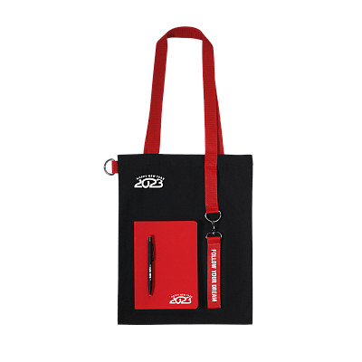 Набор Bplanner casual (чёрный с красным)