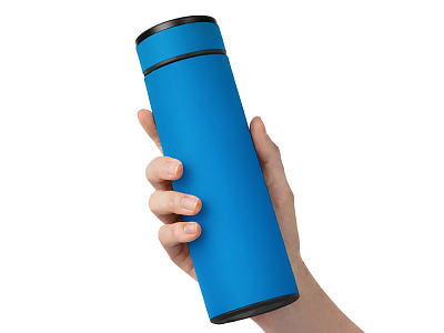 Термос Confident с покрытием soft-touch