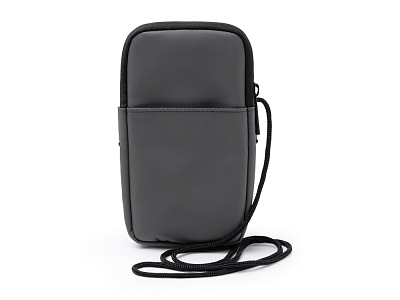 Сумка для мобильного телефона SEUL из экокожи (Серый)