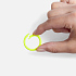 Карабин-кольцо Claus, L, желтый неон - Фото 2