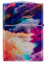 Зажигалка ZIPPO Tie Dye с покрытием 540 Tumbled Chrome, латунь/сталь, разноцветная, 38x13x57 мм - Фото 9