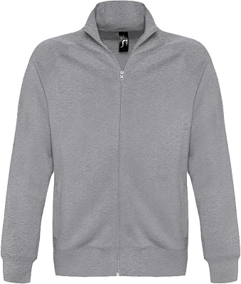Толстовка мужская на молнии Sundae 280 серый меланж (Серый меланж)