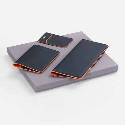 Набор Multimo Simple, черный с оранжевым (Оранжевый)