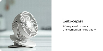 Портативный вентилятор на клипсе Solove F3, зеленый