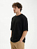 Футболка Oversize Premium 210, черная - Фото 3