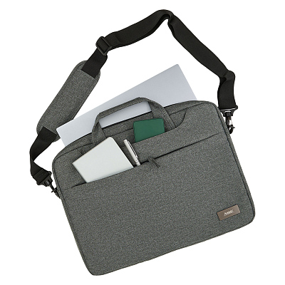 Сумка для ноутбука Милиорис (Migliores), серый/серый