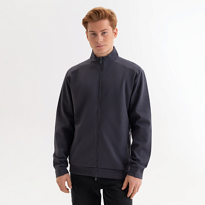 Толстовка на молнии ASTIN антрацит, размер S/M (Серый)