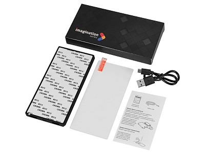 Внешний аккумулятор Render с закаленным стеклом, 5000 mAh
