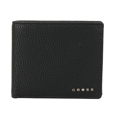 Кошелёк Cross Nueva Management Black кожа наппа фактурная чёрный 11 х 9 х 1,5 см