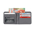 Бумажник VICTORINOX Travel Essentials Bi-Fold Wallet, с защитой от сканирования RFID, серый, полиэстер, 11x2x10 см - Фото 4