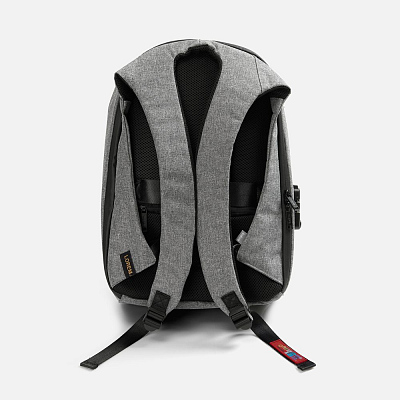 Рюкзак с потайным карманом inGreed, серый