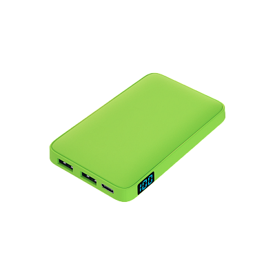 Внешний аккумулятор с подсветкой Ancor 5000 mAh, салатовый (Зеленый)